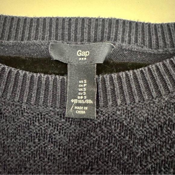 Gap Textured Crewneck Sweater GUC - Picture 3 of 3